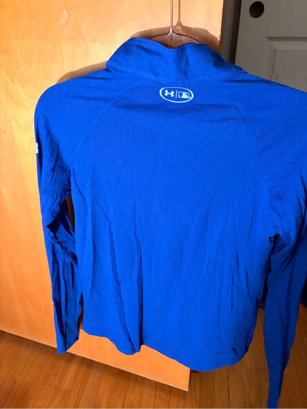 Under Armour women’s Royal Blue MLB HeatGear Quarter-Zip.  Size small. - Picture 2 of 5